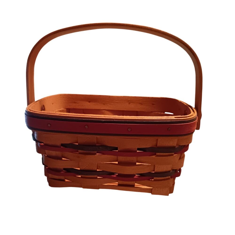 EUC Longaberger All American Patriotic Basket 4th of July 10651 Signed Dated